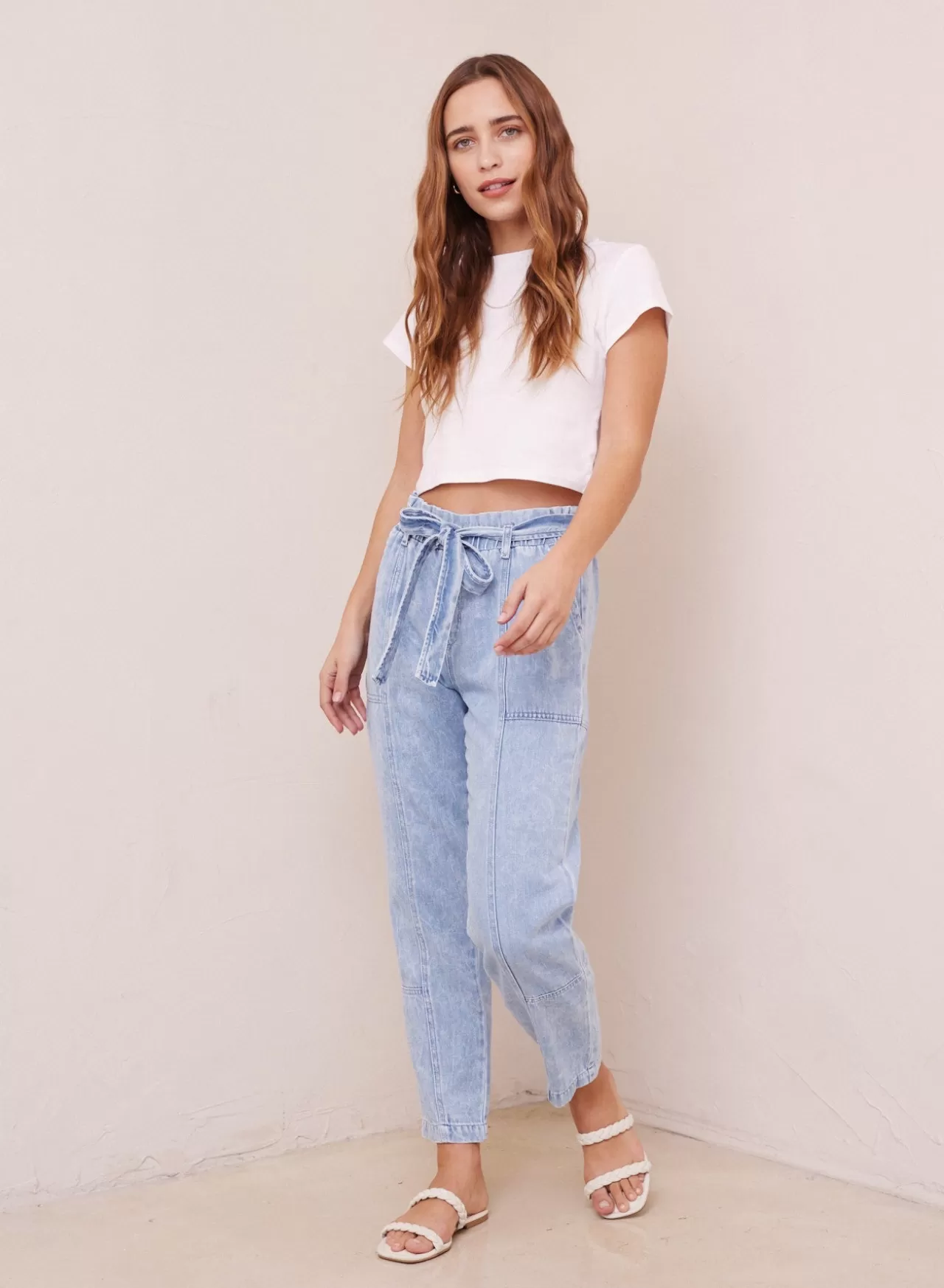 Bella Dahl Pants^Ever Seamed Sash Pant - Indigo Pebble Wash