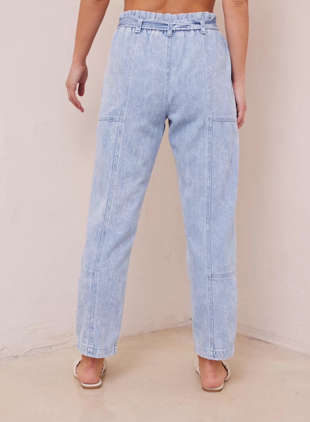Bella Dahl Pants^Ever Seamed Sash Pant - Indigo Pebble Wash