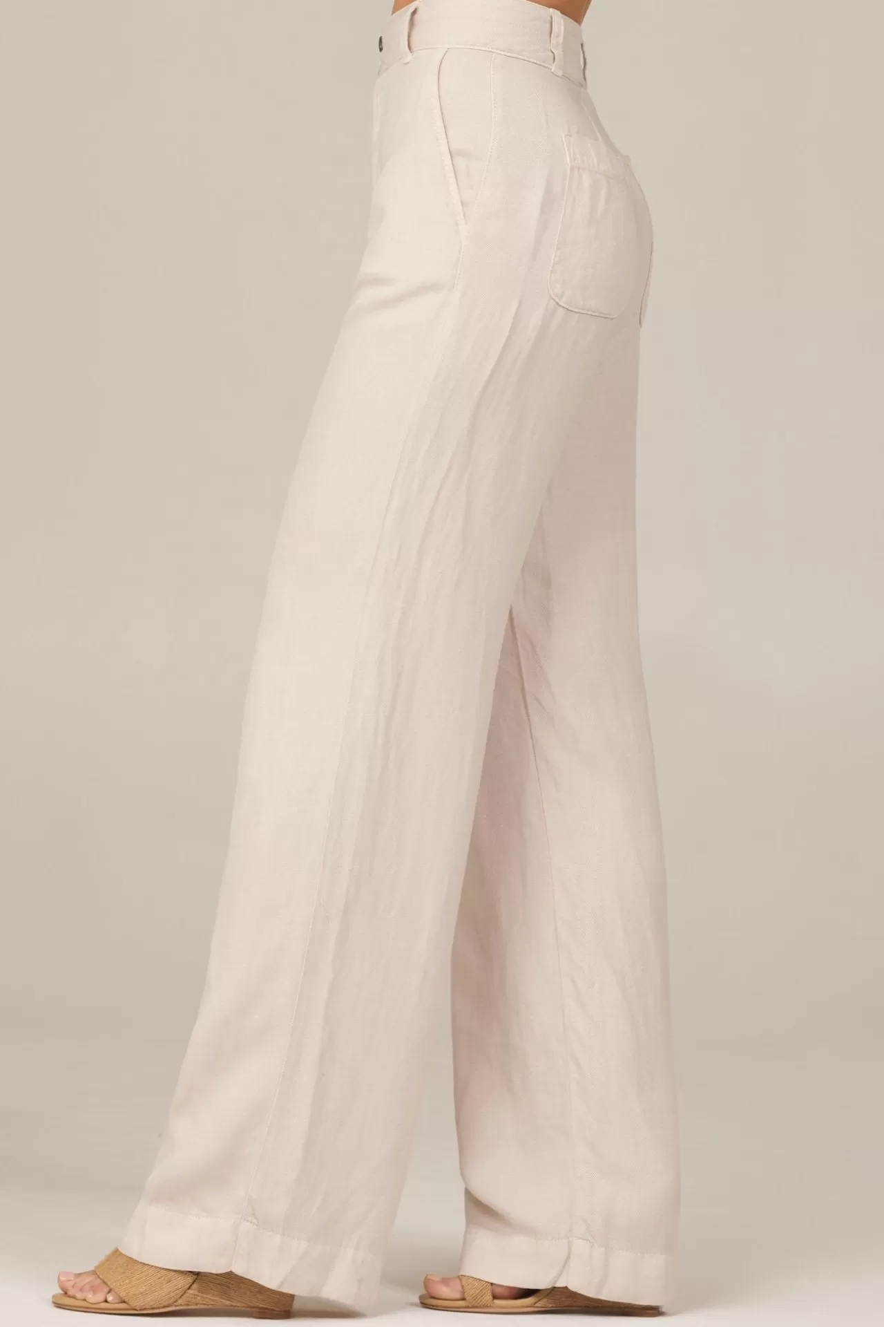 Bella Dahl Pants^Harper Linen High Waist Jean - Soft Flax