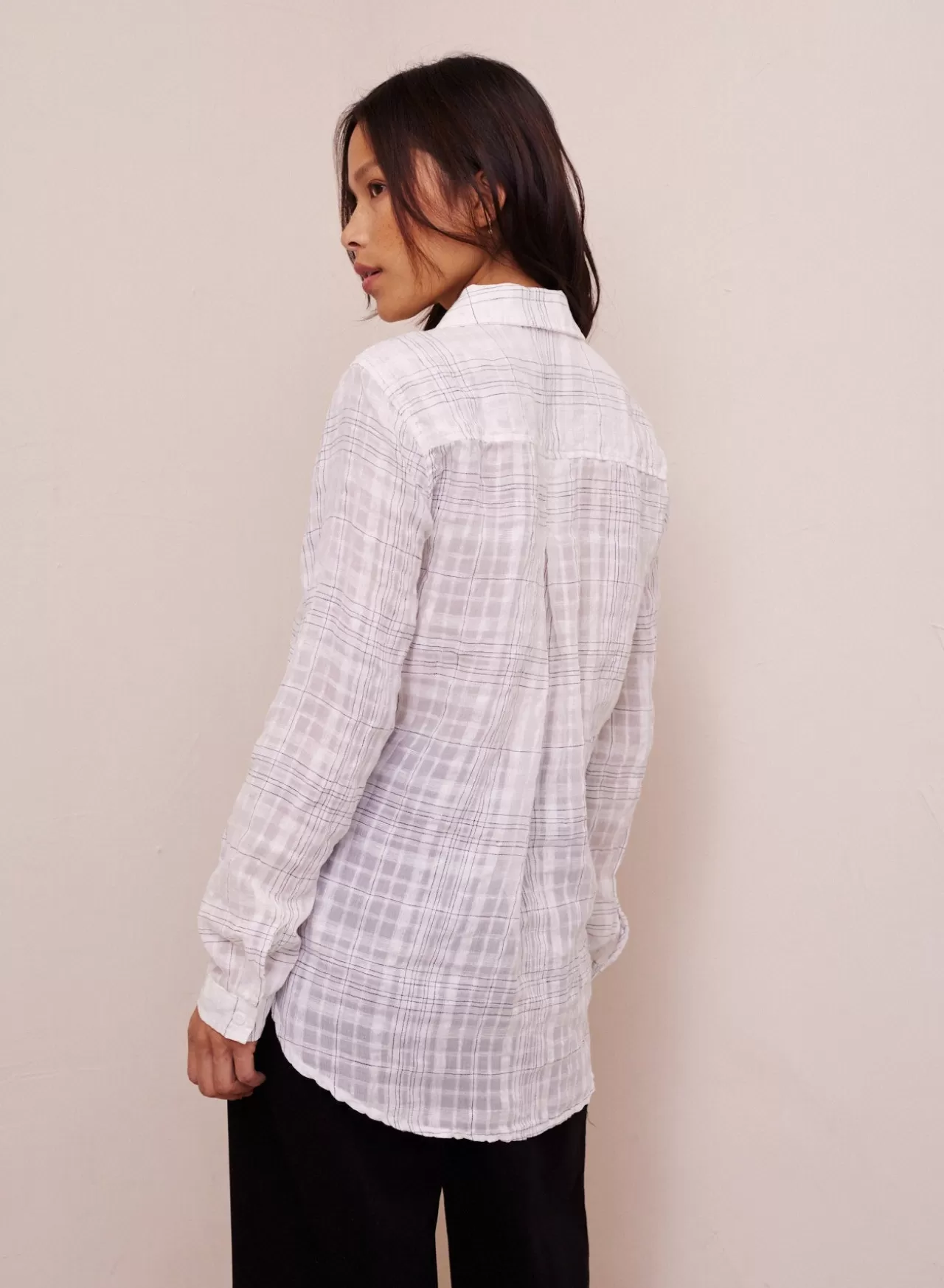 Bella Dahl Long Sleeve^Pocket Button Down - Playa Sirena Plaid